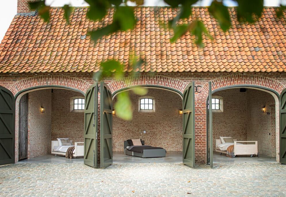 Medium Formidabel bed groepsfoto alles open