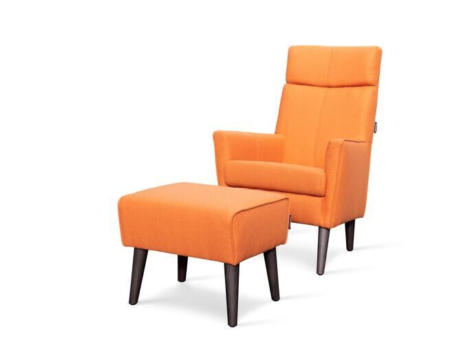 Small extend Bolton zetel met voetsteun